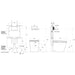 Specification line Drawing with Argent 80 cistern