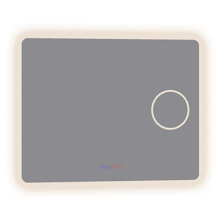 Argent Mondrian Smart LED Mirror With Bluetooth Speakers (Multiple Sizes)