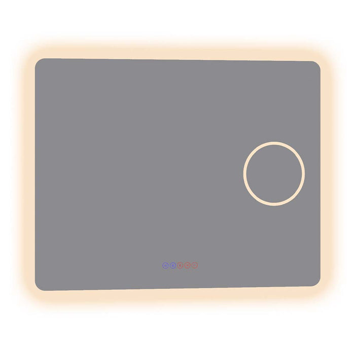 Argent Mondrian Smart LED Mirror With Bluetooth Speakers (Multiple Sizes)