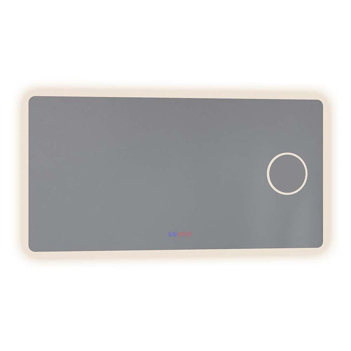 Argent Mondrian Smart LED Mirror With Bluetooth Speakers (Multiple Sizes)