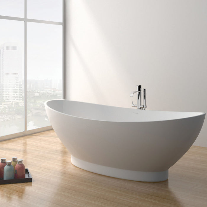 Fienza Antonia Solid Surface Bath (Matte White)