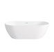 Attica Manolo 1530 Matte White Bath with Overflow