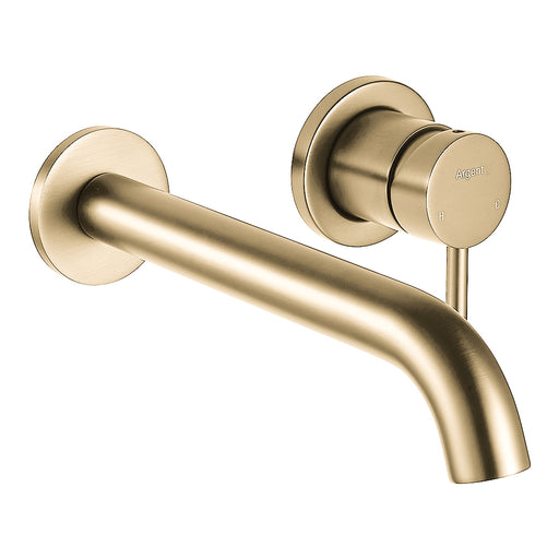 GRACE WALL MOUNTED BASIN/BATH MIXER in Brushed Gold