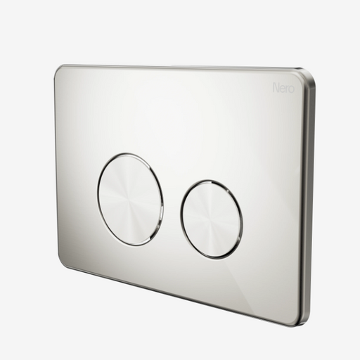 In Wall Toilet Push Plate (Brushed Nickel)