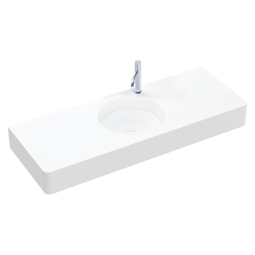 Fienza Encanto 1200 Solid Surface Wall Basin Centre Bowl (1 Taphole)
