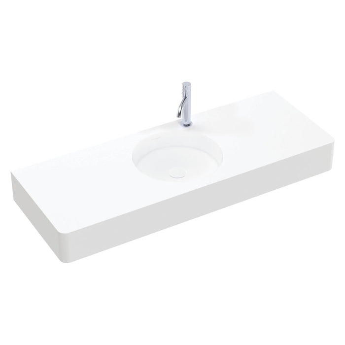 Fienza Encanto 1200 Solid Surface Wall Basin Centre Bowl (1 Taphole)