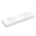 Fienza Encanto 1400 Solid Surface Wall Basin Double Bowl (0 Taphole)