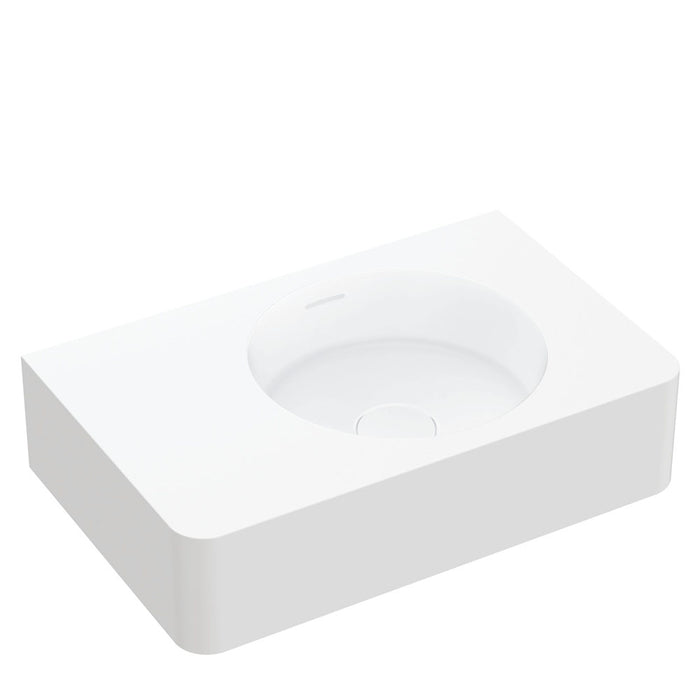 Fienza Encanto 470 Solid Surface Wall Basin (0 Tapholes)