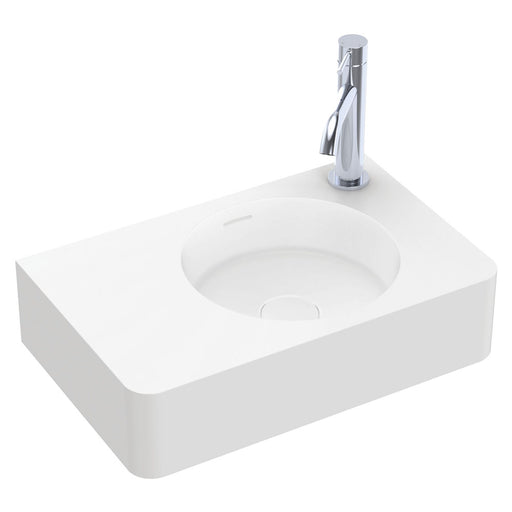 Fienza Encanto 470 Solid Surface Wall Basin (1 Taphole)