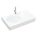 Fienza Encanto 700 Solid Surface Wall Basin (Left-hand Bowl 1 Taphole)