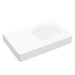 Fienza Encanto 700 Solid Surface Wall Basin (Right-hand Bowl No Taphole)
