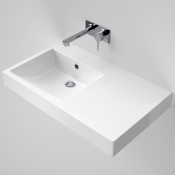 Liano Nexus 750 Wall Basin Right Hand Shelf (No Taphole)