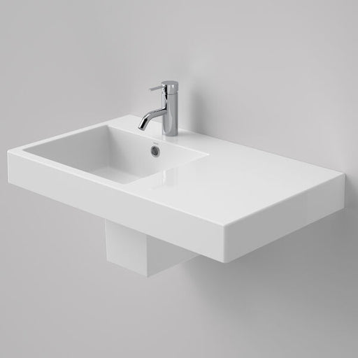 Liano Nexus 750 Wall Basin Right Hand Shelf (1 Taphole)