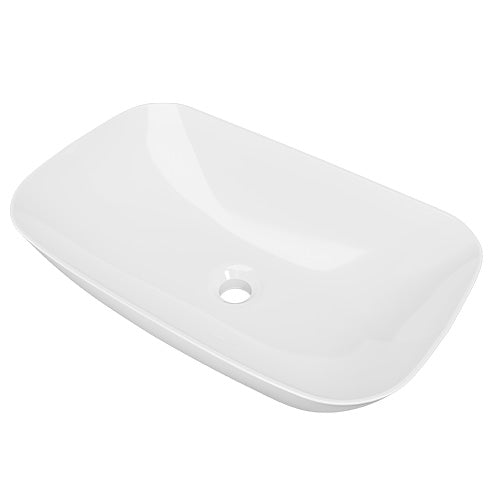 Timberline Delilah Above Counter Basin (White Gloss)