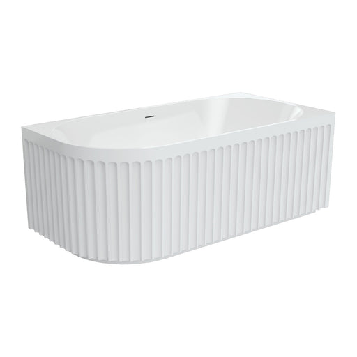Fienza Eleanor Corner Acrylic Bath with Overflow - 1500mm (LHS)