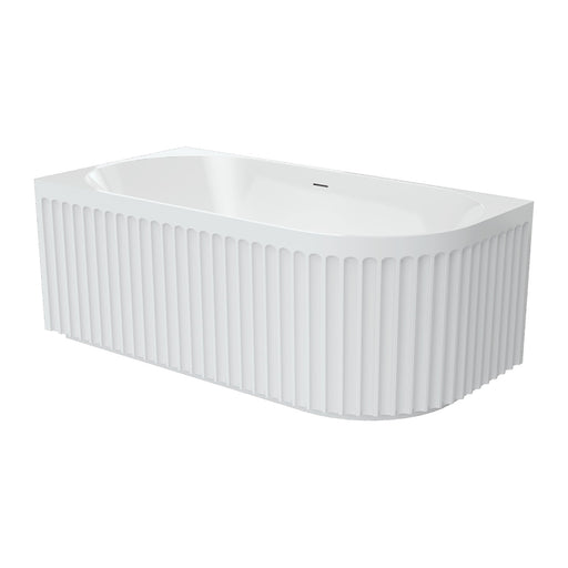 Fienza Eleanor Corner Acrylic Bath with Overflow - 1500mm (RHS)