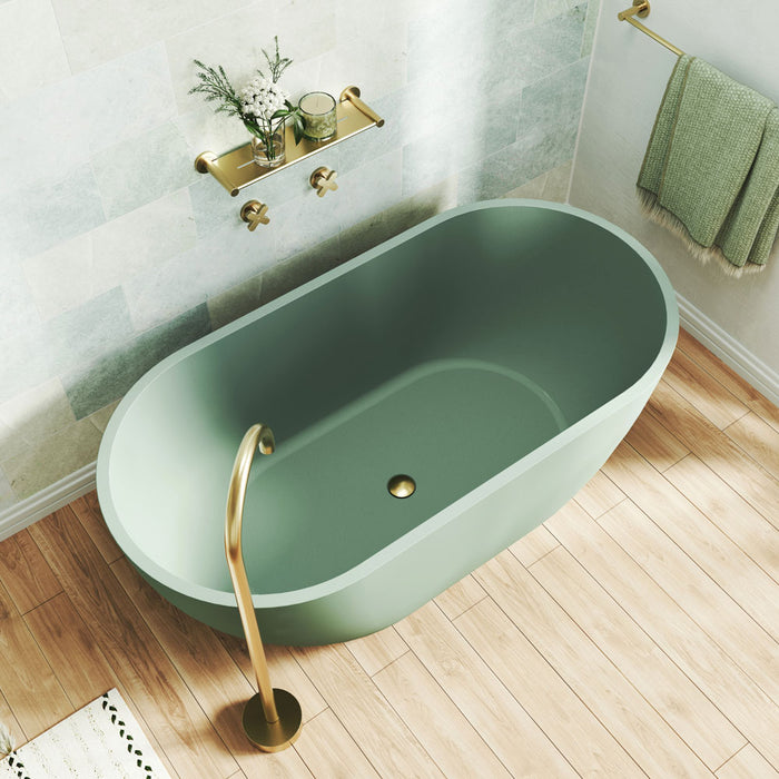 Fienza Jada 1500 Concrete Bath (Multiple Finish Options)