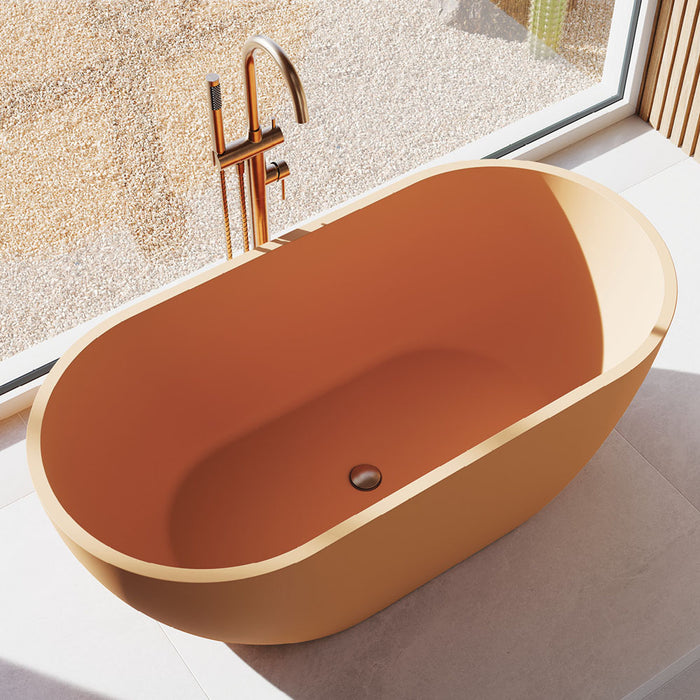 Fienza Jada 1500 Concrete Bath (Multiple Finish Options)