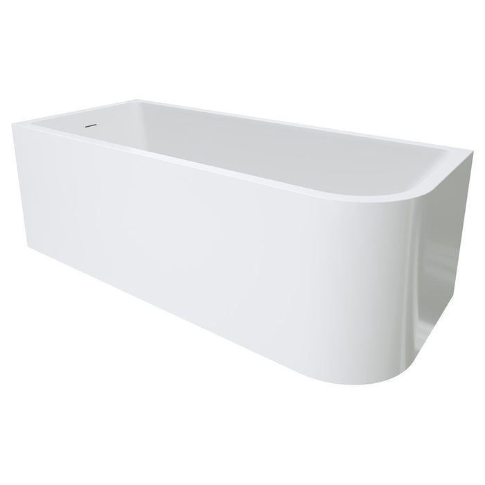Fienza Hustle Corner Acrylic Bath Right Hand