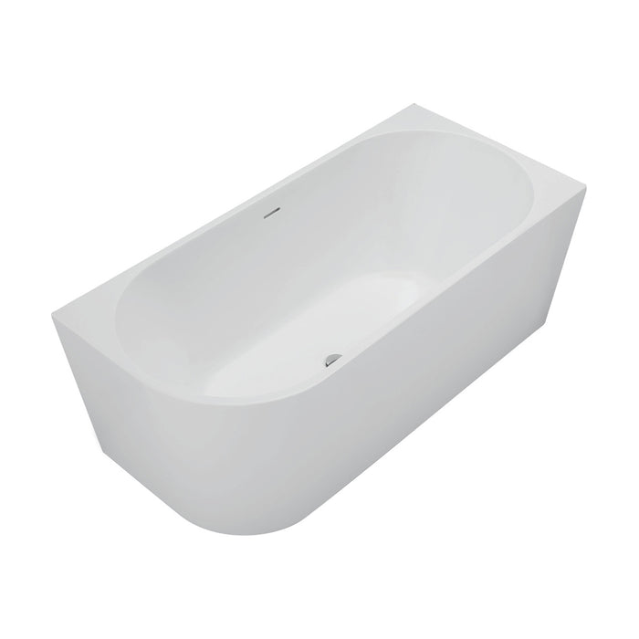 Fienza Isabella Left Corner Acrylic Bath with Integrated Overflow (Multiple Size & Finish options)