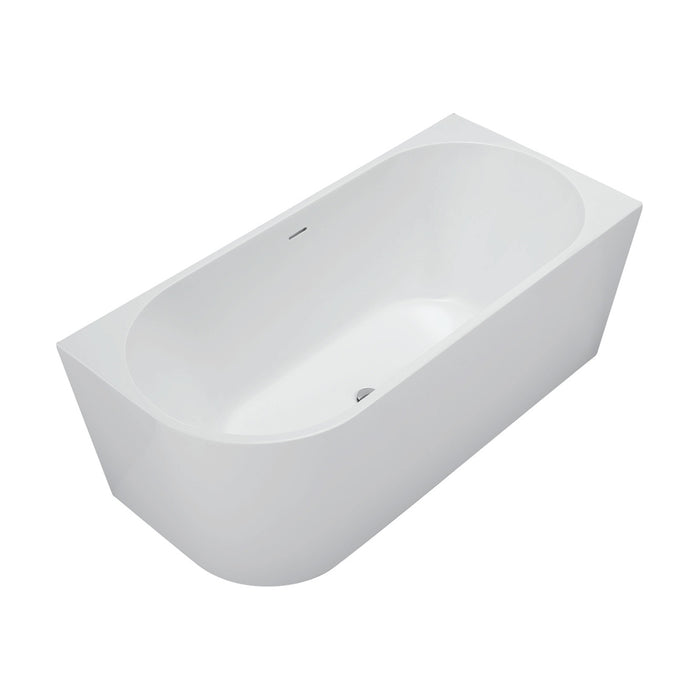 Fienza Isabella Left Corner Acrylic Bath with Integrated Overflow (Multiple Size & Finish options)