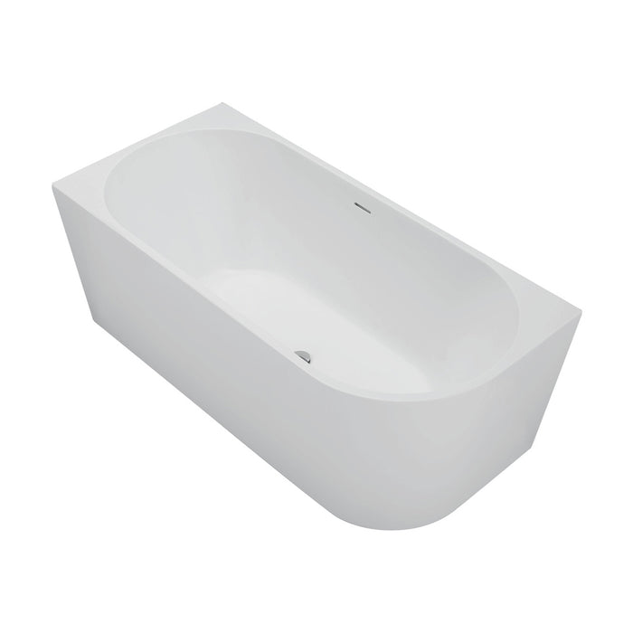 Fienza Isabella Right Corner Acrylic Bath with Integrated Overflow (Multiple Size & Finish Options)