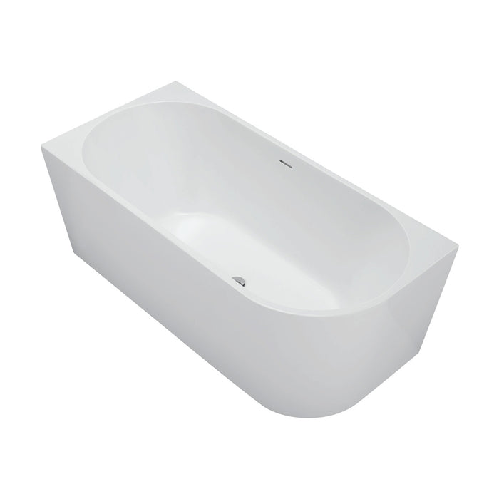 Fienza Isabella Right Corner Acrylic Bath with Integrated Overflow (Multiple Size & Finish Options)