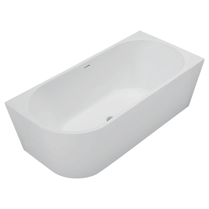 Fienza Isabella Left Corner Acrylic Bath with Integrated Overflow (Multiple Size & Finish options)