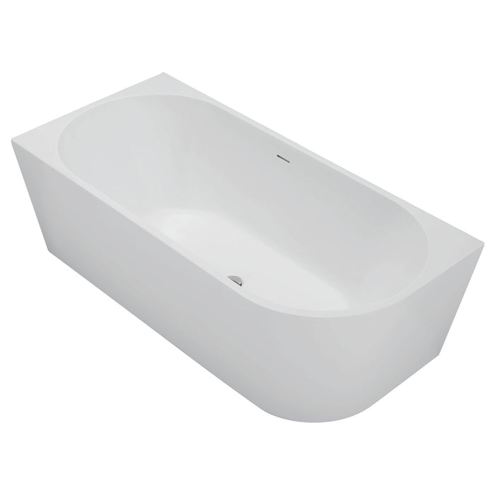 Fienza Isabella Right Corner Acrylic Bath with Integrated Overflow (Multiple Size & Finish Options)