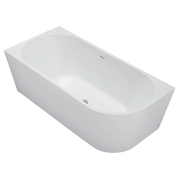 Fienza Isabella Right Corner Acrylic Bath with Integrated Overflow (Multiple Size & Finish Options)