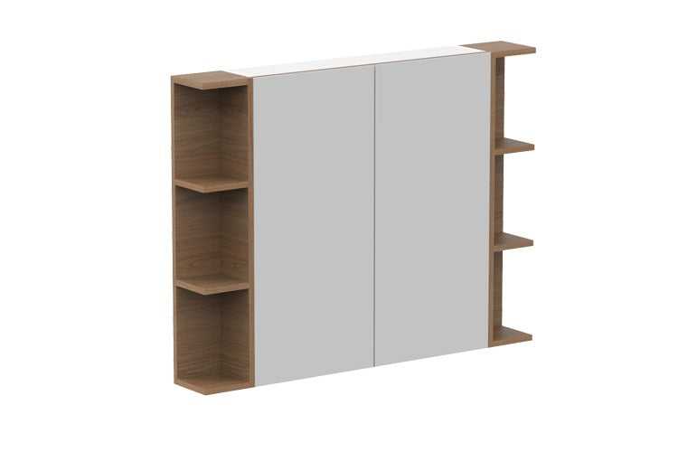 ADP Glacier Shelf Mirrored Cabinet 1050 (Multiple Colour Options)