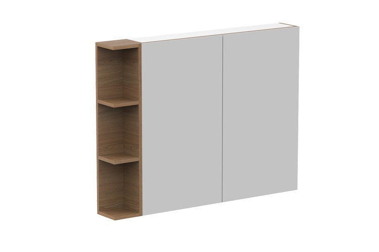 ADP Glacier Shelf Mirrored Cabinet 1050 (Multiple Colour Options)