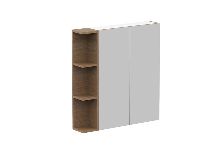 ADP Glacier Shelf Mirrored Cabinet 750 (Multiple Colour Options)
