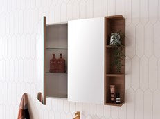 ADP Glacier Shelf Mirrored Cabinet 1050 (Multiple Colour Options)