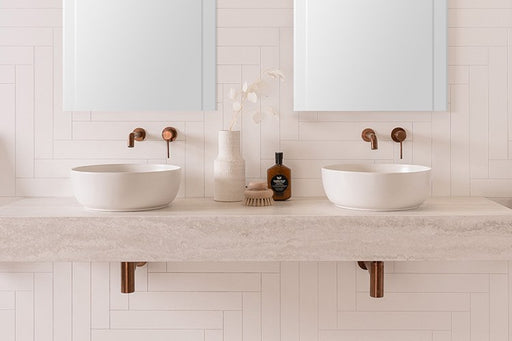 Glam Round Above Counter Basin Matte Pearl 1