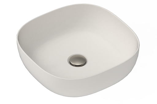 Glam Square Above Counter Basin Matte Pearl
