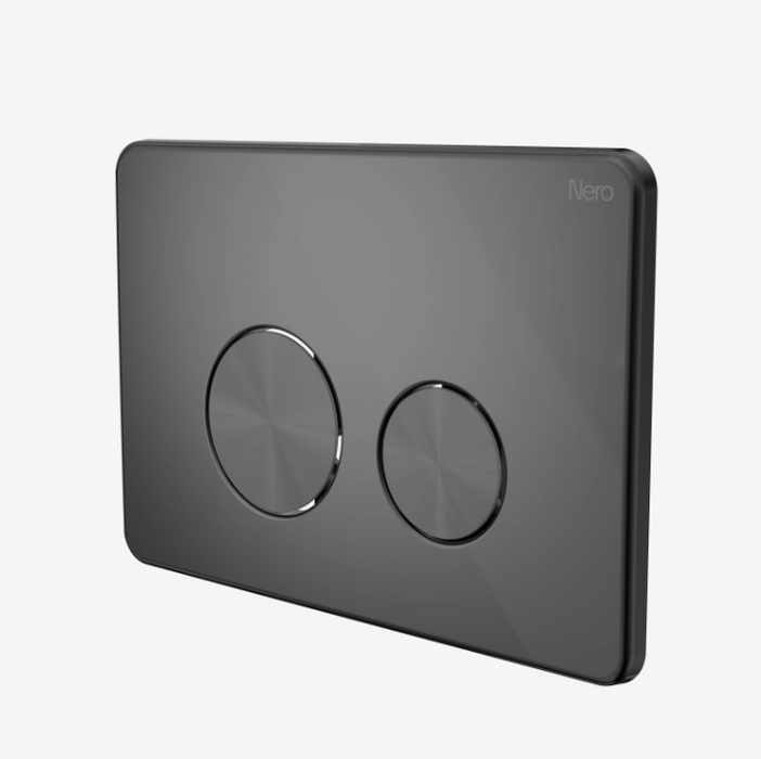 In Wall Toilet Push Plate (Gun metal)