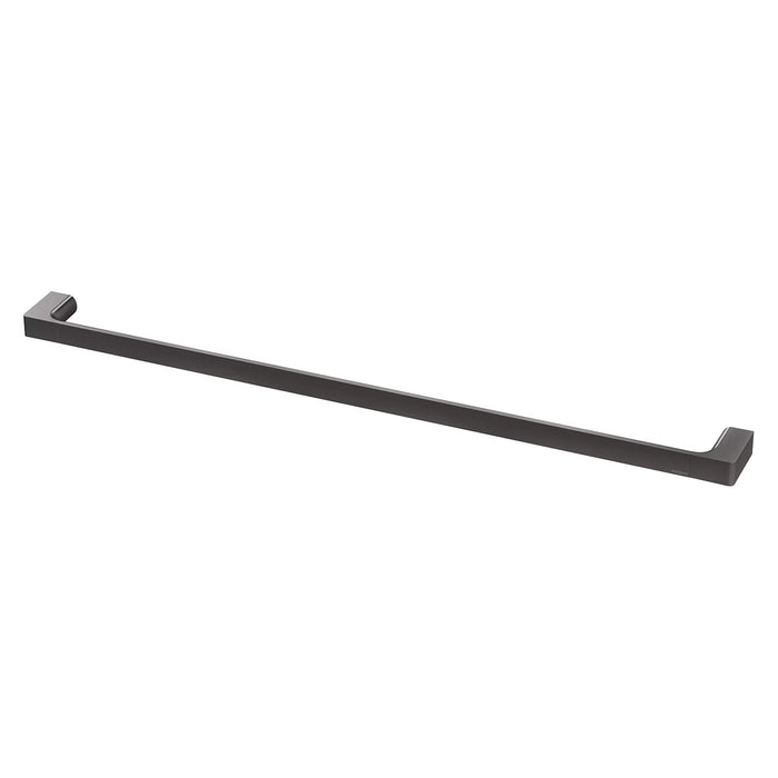 Gloss Single Towel Rail 800mm (Brushed Carbon)