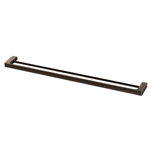 Gloss Double Towel Rail 800mm (Brushed Bronze)