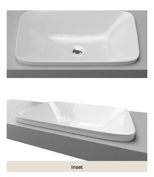 Timberline George Inset Basin (Gloss White)