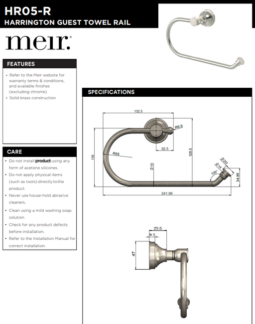 Product Specification Information
