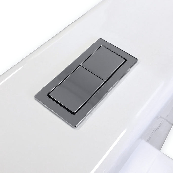 Close view of flush buttons