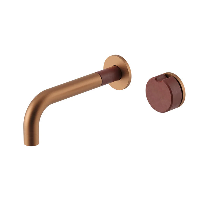 Meir X Nood Co. Alchemy Series Progressive Wall Mixer Set (Lustre Bronze x Clay)