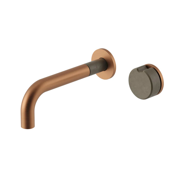 Meir X Nood Co. Alchemy Series Progressive Wall Mixer Set (Lustre Bronze x Olive)