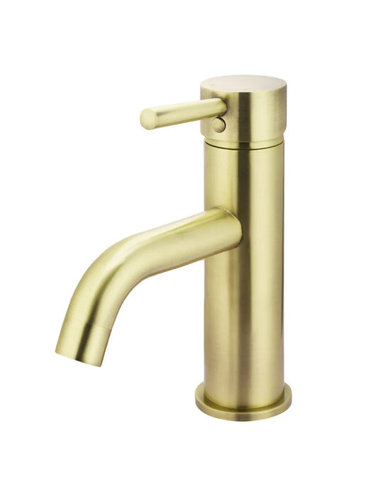 Round Basin Mixer Curved (Tiger Bronze)