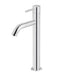 Piccola Tall Basin Mixer Tap with 130mm Spout (Polished Chrome)