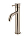 Round Tall Basin Mixer Curved (Champagne)