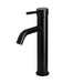 Round Tall Basin Mixer Curved (Matte Black)