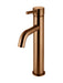 Round Tall Basin Mixer Curved (Tiger Bronze)