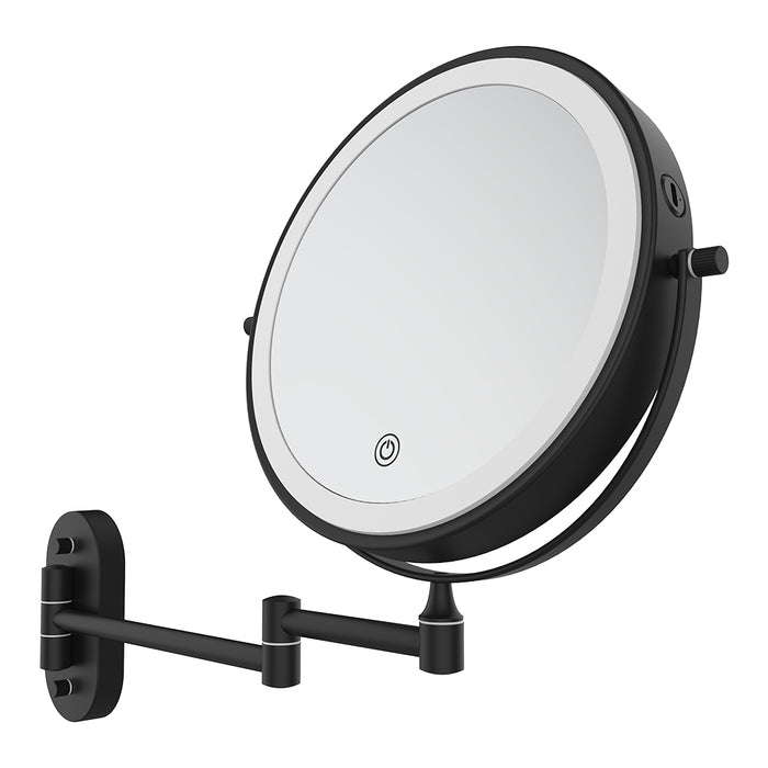 Swivel LED Magnifying Mirror with the swivel arm fully extended